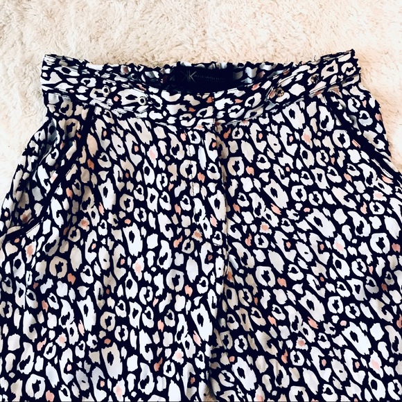 Kardashian Kollection Black & White Cheetah Print Pants Size XS - Picture 5 of 8